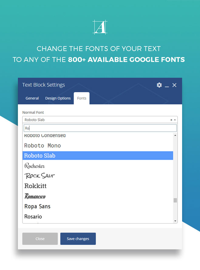 Try out Fonts for WPBakery Page Builder in a live environment first before you buy