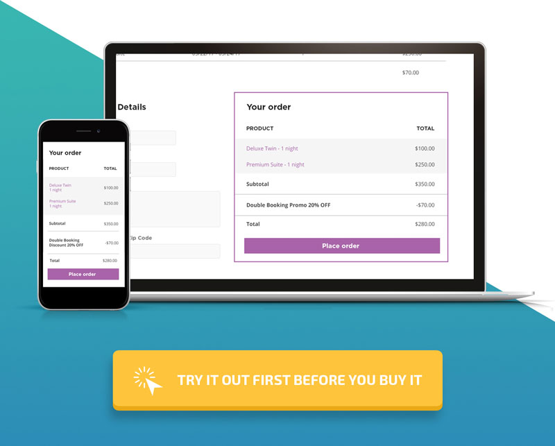 Try out WooCommerce Conditional Booking Discounts in a live environment first before you buy